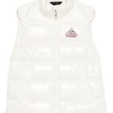 Gilet con logo-patch in bianco Pyrenex - unisex 
