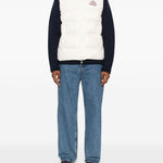 Gilet con logo-patch in bianco Pyrenex - unisex 