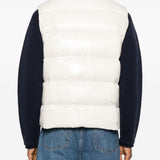 Gilet con logo-patch in bianco Pyrenex - unisex 