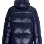 Giacca imbottita con cappuccio in blu Pyrenex - unisex 
