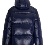 Giacca imbottita con cappuccio in blu Pyrenex - unisex 