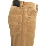 Jeans a coste in marrone R13 - donna 