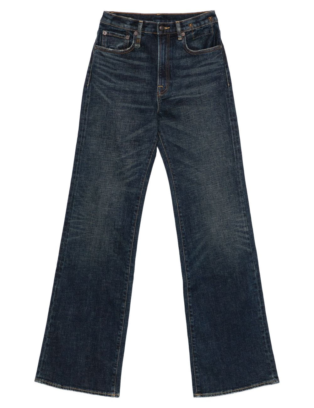 Jeans a vita alta in blu R13 - donna 