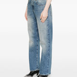 Jeans dritti in cotone in blu R13 - donna 