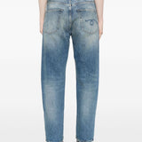 Jeans dritti in cotone in blu R13 - donna 