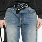 Jeans dritti in cotone in blu R13 - donna 