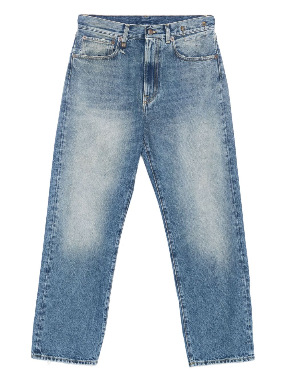 Jeans dritti in cotone in blu R13 - donna 