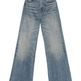 Jeans con effetto schiarito in blu R13 - donna 