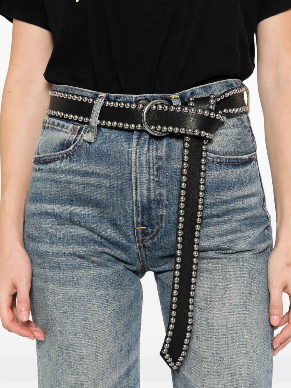 Jeans con effetto schiarito in blu R13 - donna 