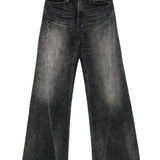 Jeans con design a inserti in nero R13 - donna 