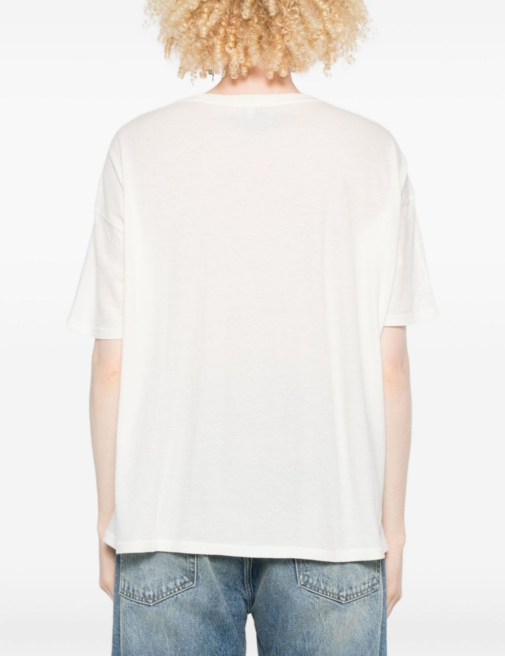 T-shirt stampa "Fuck" in bianco R13 - donna 