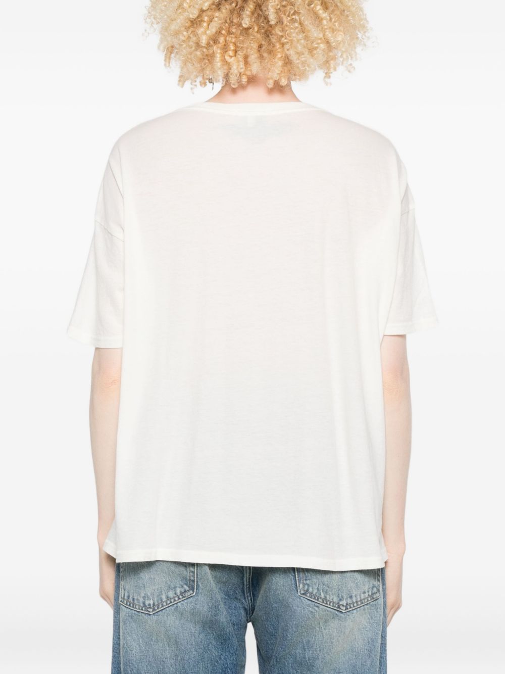 T-shirt stampa "Fuck" in bianco R13 - donna 