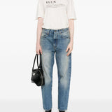 T-shirt stampa "Fuck" in bianco R13 - donna 