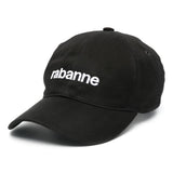Cappello da baseball con logo in nero - RABANNE donna 