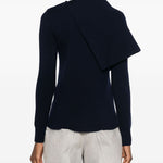 Maglia con dettaglio bottoni in blu navy Rabanne - donna 