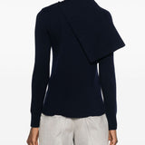 Maglia con dettaglio bottoni in blu navy Rabanne - donna 