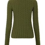 Maglione con dettaglio a catena in verde Rabanne - donna 