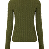Maglione con dettaglio a catena in verde Rabanne - donna 