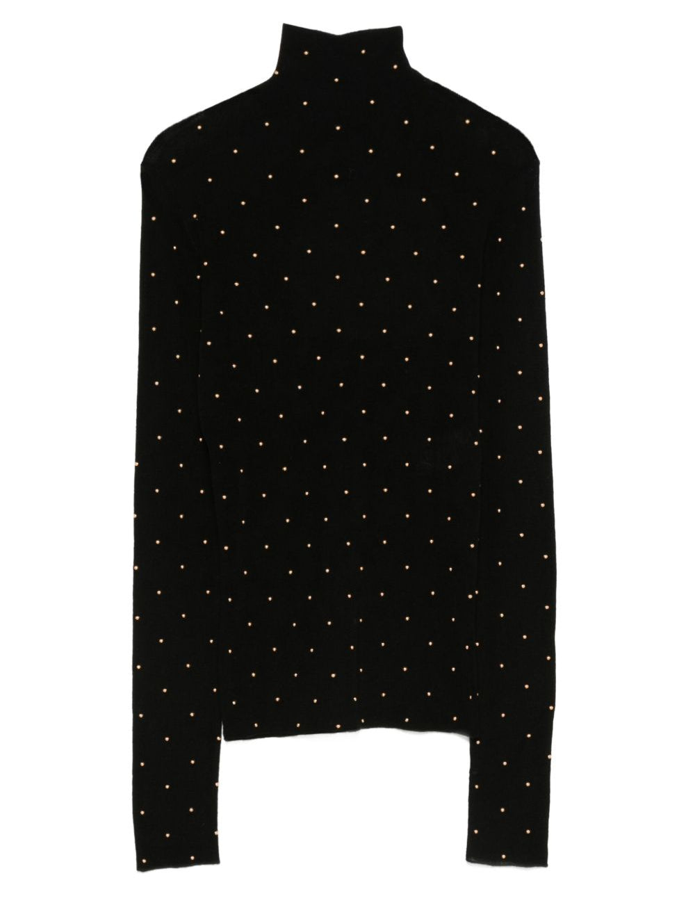 Maglione con borchie in nero Rabanne - donna 