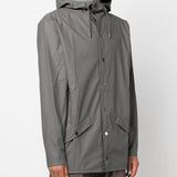 Parka con cappuccio in grigio Rains - uomo 