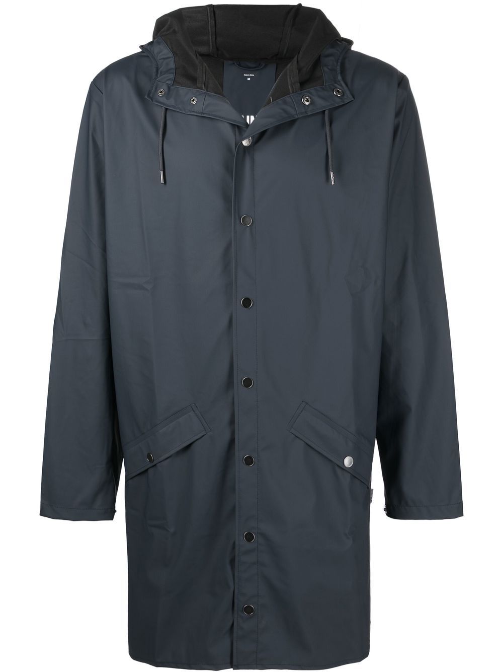 Impermeabile con cappuccio in blu Rains - uomo 