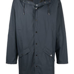 Impermeabile con cappuccio in blu Rains - uomo 