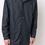 Impermeabile con cappuccio in blu Rains - uomo 