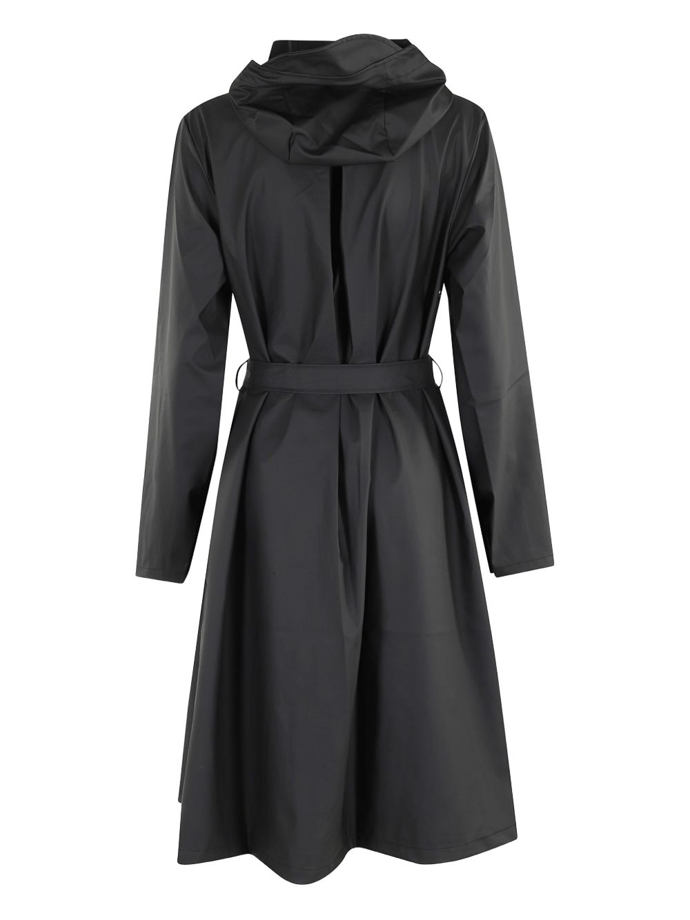 Giacca A-Line W lunga in nero Rains - uomo 