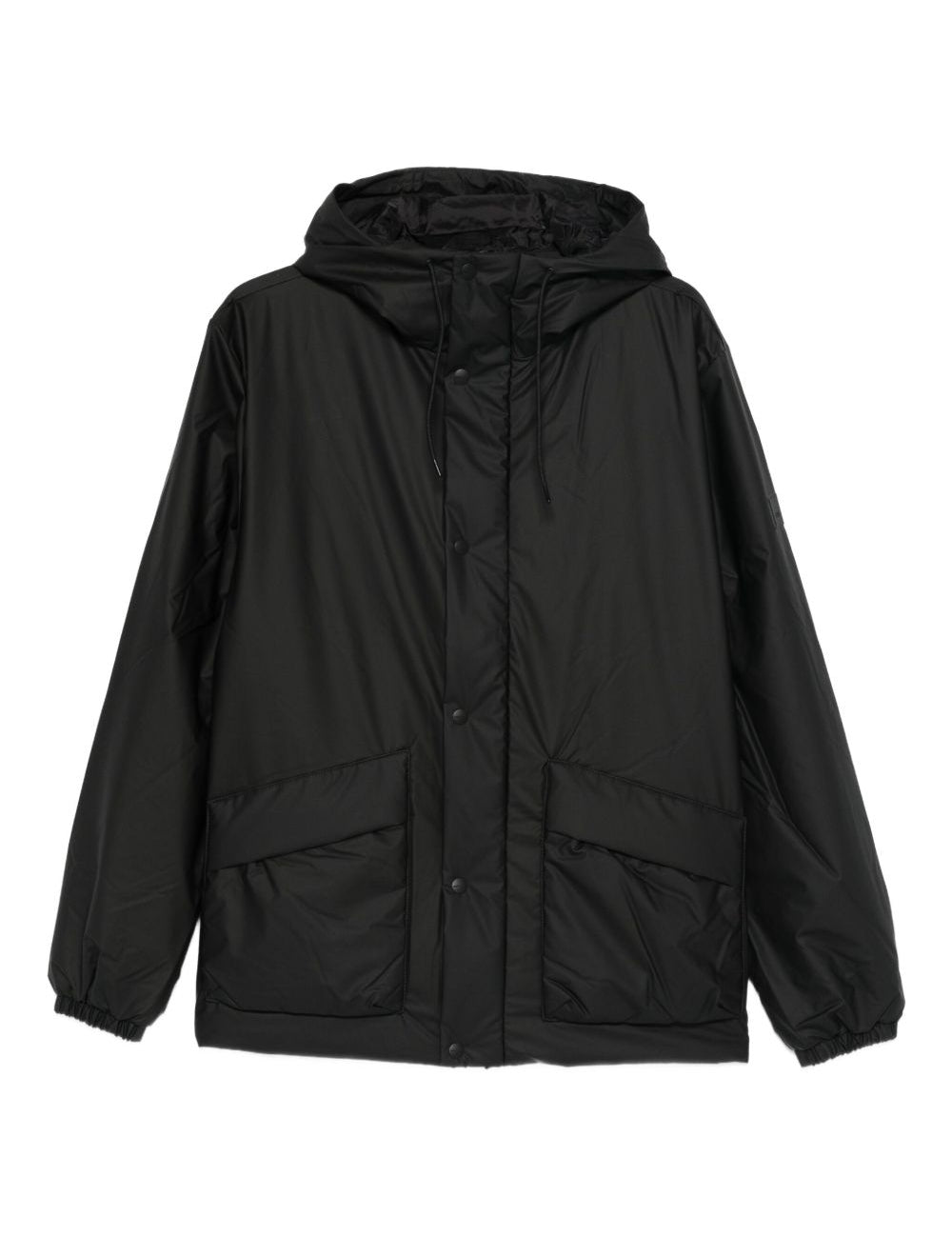 Giacca con cappuccio e tasca Lohja in nero Rains - uomo 