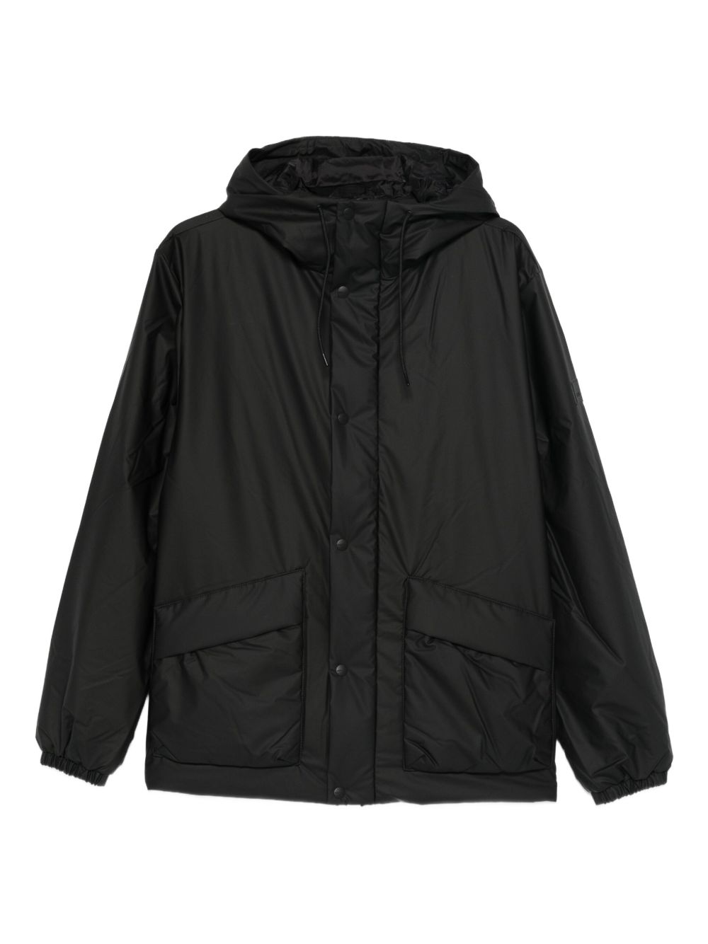 Giacca con cappuccio e tasca Lohja in nero Rains - uomo 