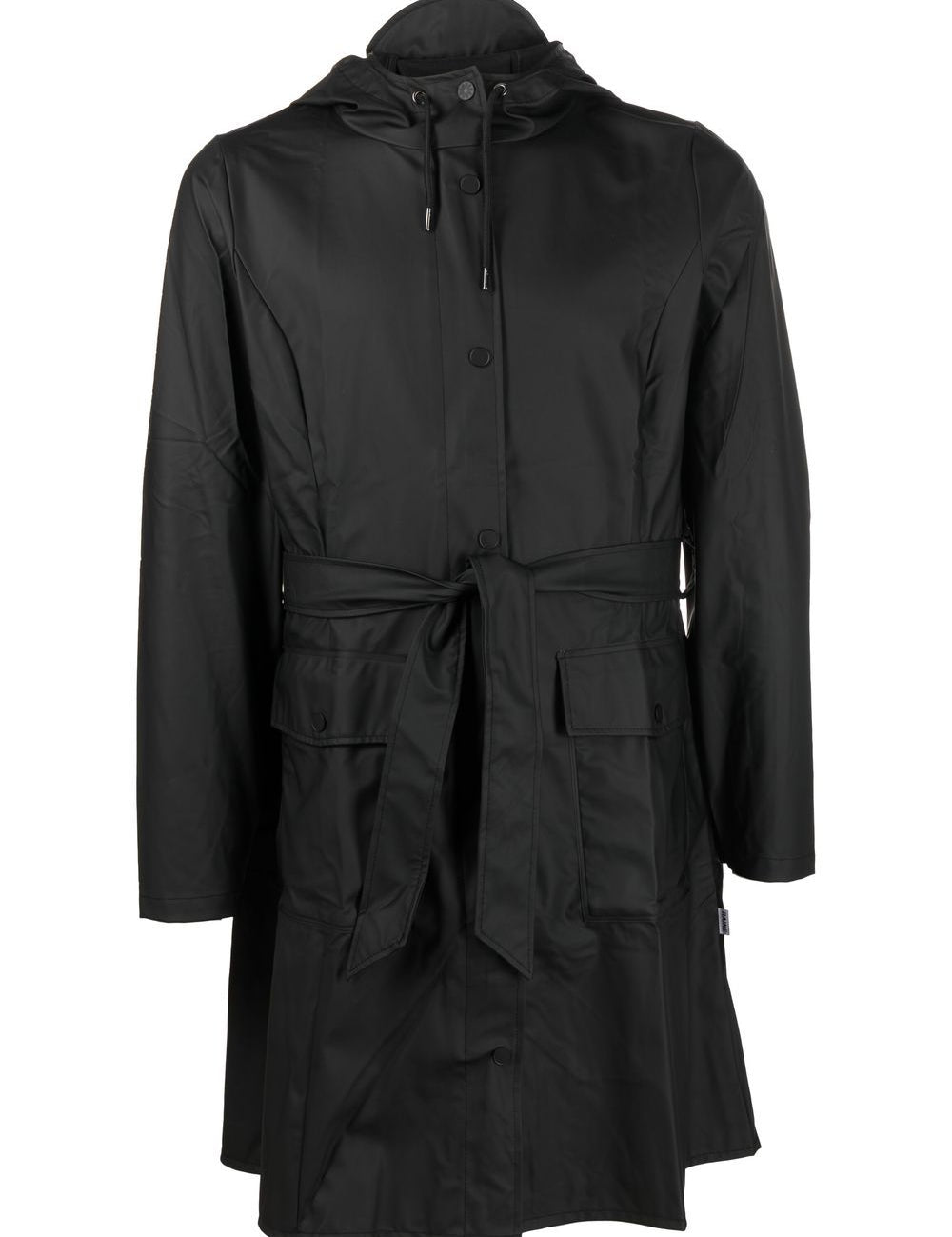 Impermeabile con cappuccio in nero - RAINS uomo 