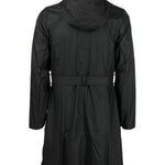 Impermeabile con cappuccio in nero - RAINS uomo 
