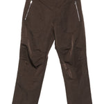 Pantaloni con zip in marrone Ranra - uomo 