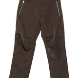 Pantaloni con zip in marrone Ranra - uomo 