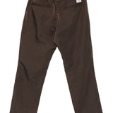Pantaloni con zip in marrone Ranra - uomo 