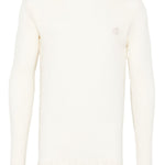 T-shirt a maniche lunghe a coste in beige Ranra - uomo 