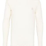 T-shirt a maniche lunghe a coste in beige Ranra - uomo 