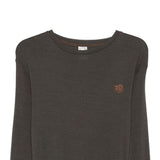 T-shirt a maniche lunghe in marrone Ranra - uomo 