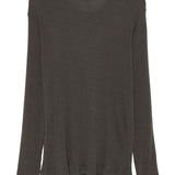 T-shirt a maniche lunghe in marrone Ranra - uomo 