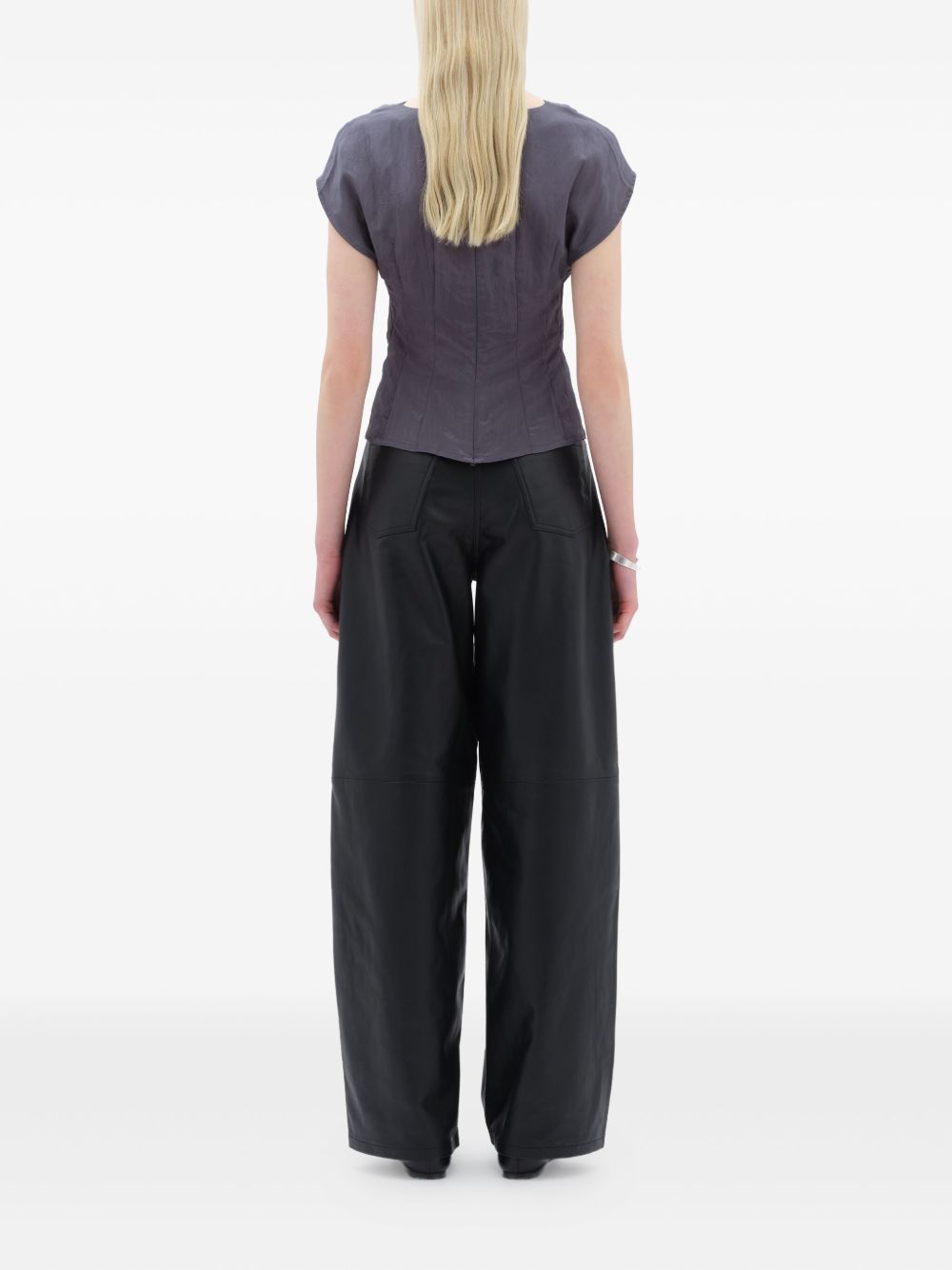 Pantaloni dritti in nero Remain - donna 