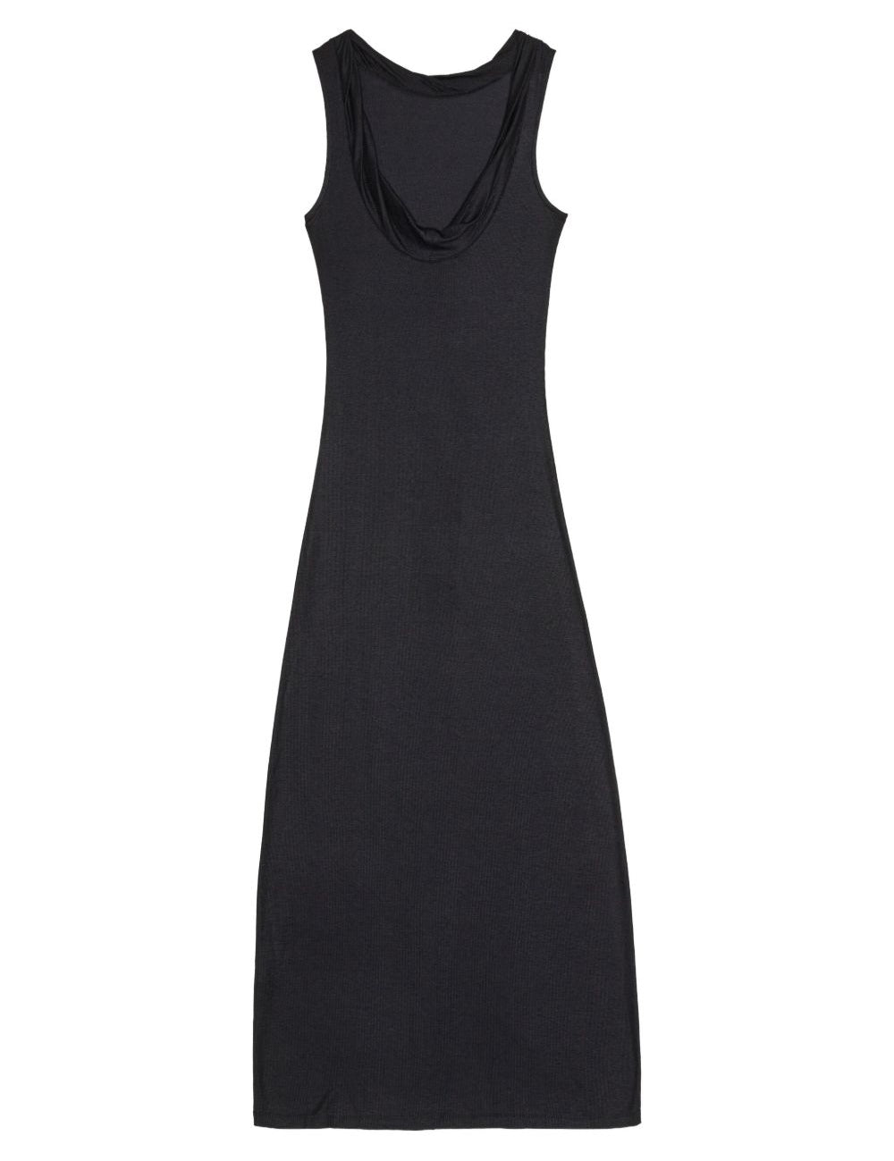 Abito lungo smanicato in nero Remain - donna 