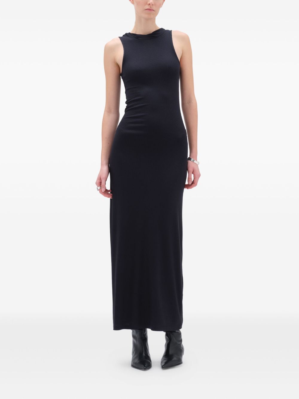 Abito lungo smanicato in nero Remain - donna 