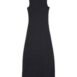 Abito lungo smanicato in nero Remain - donna 
