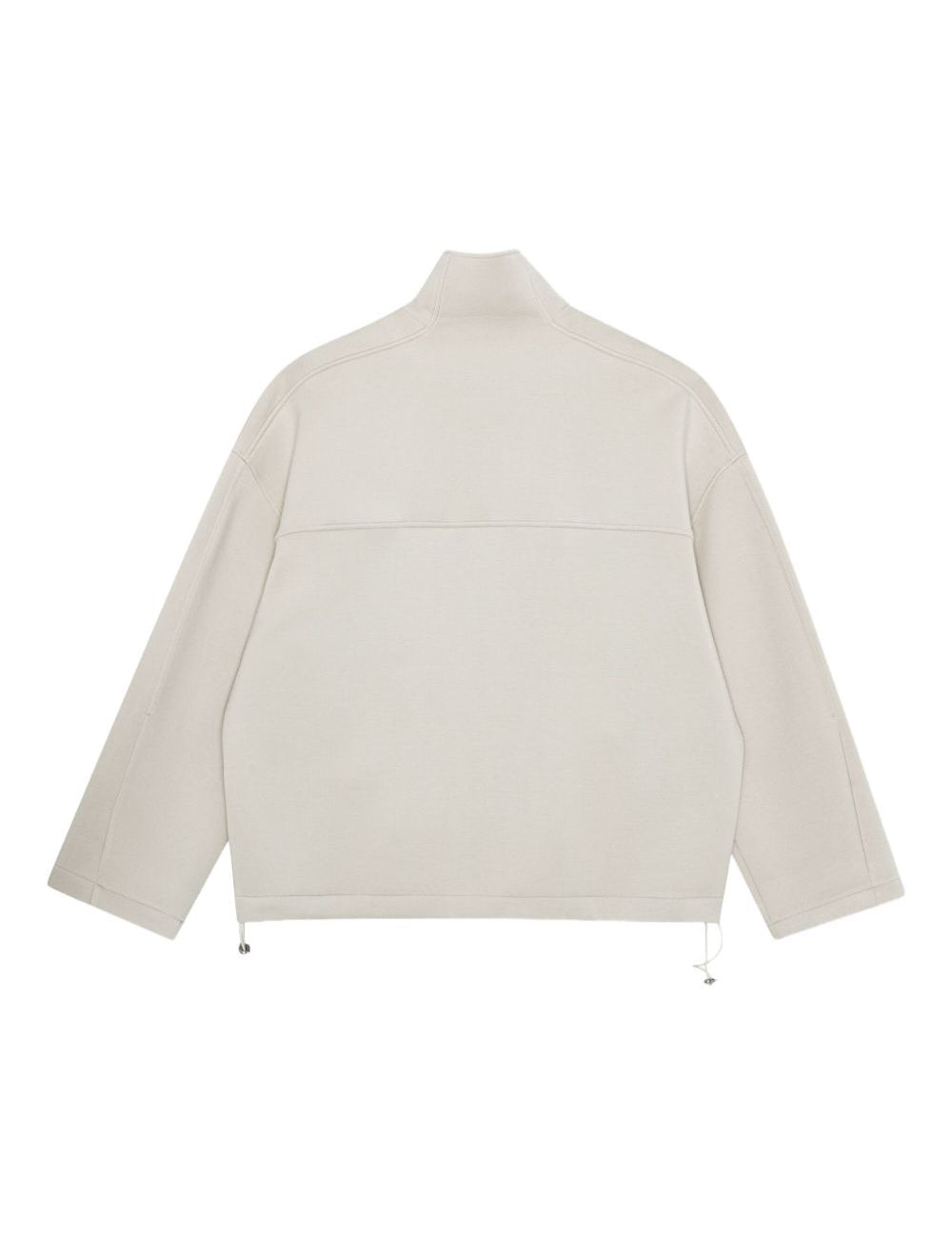 Felpa con zip in grigio ghiaccio Remain - donna 