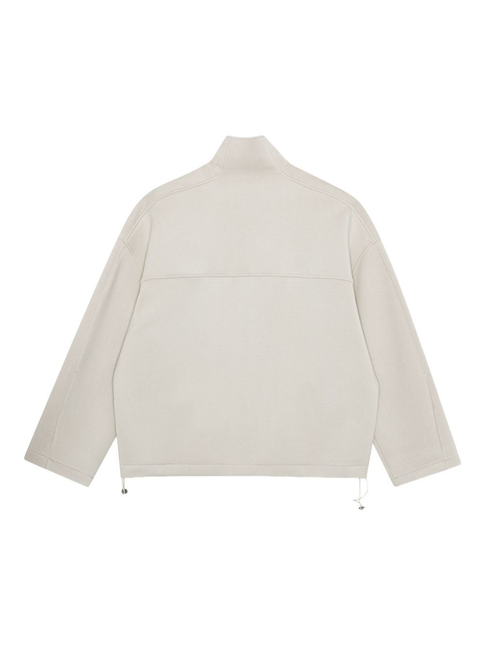 Felpa con zip in grigio ghiaccio Remain - donna 