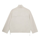 Felpa con zip in grigio ghiaccio Remain - donna 
