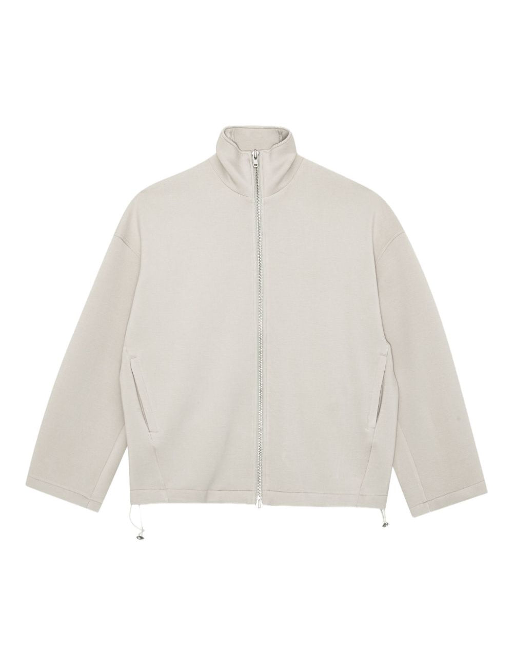 Felpa con zip in grigio ghiaccio Remain - donna 