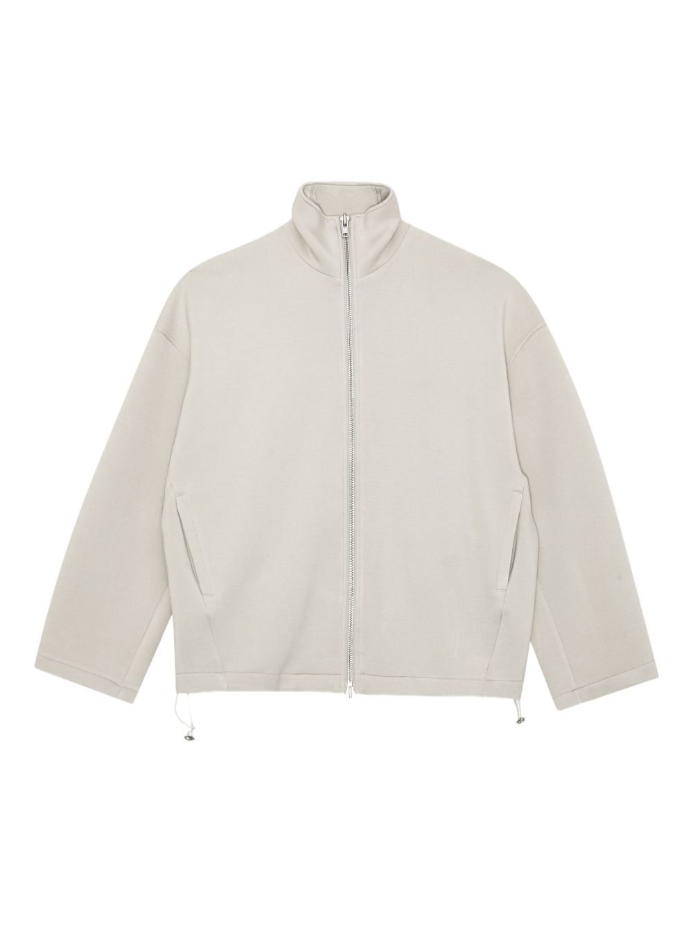 Felpa con zip in grigio ghiaccio Remain - donna 