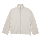 Felpa con zip in grigio ghiaccio Remain - donna 
