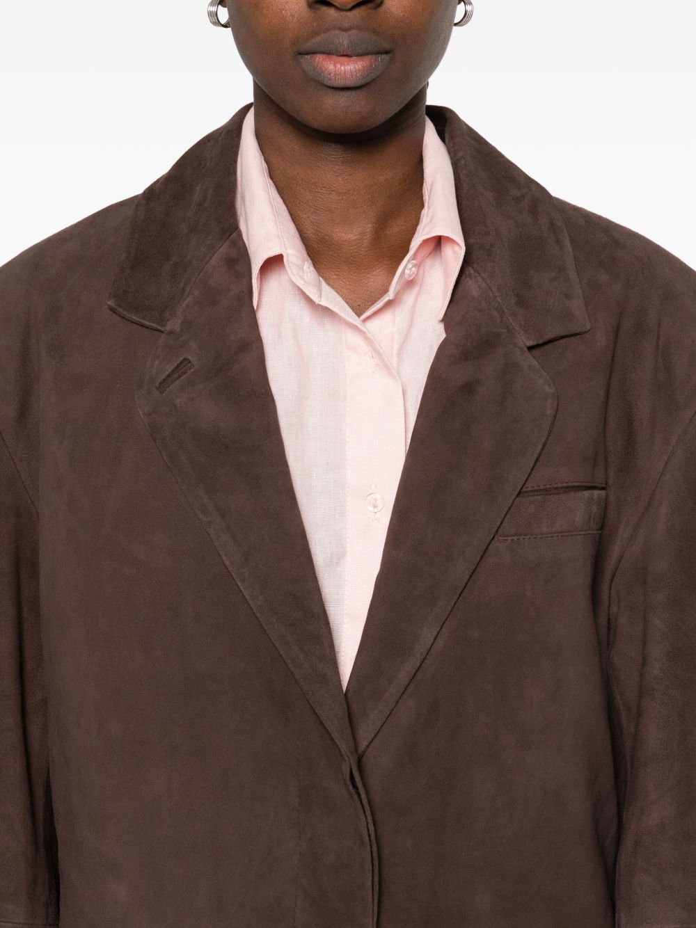 Blazer monopetto in marrone Remain - donna 